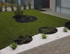 circle garden edging landscaping